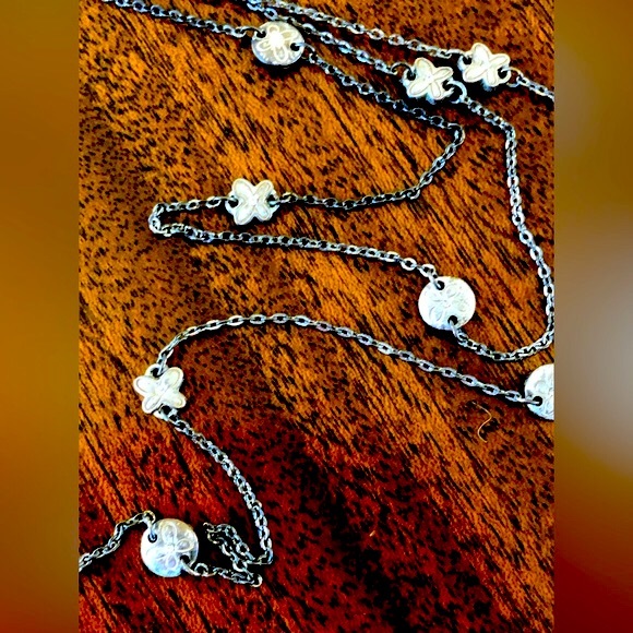 Brighton long butterfly station silver tonenecklace - Picture 3 of 10